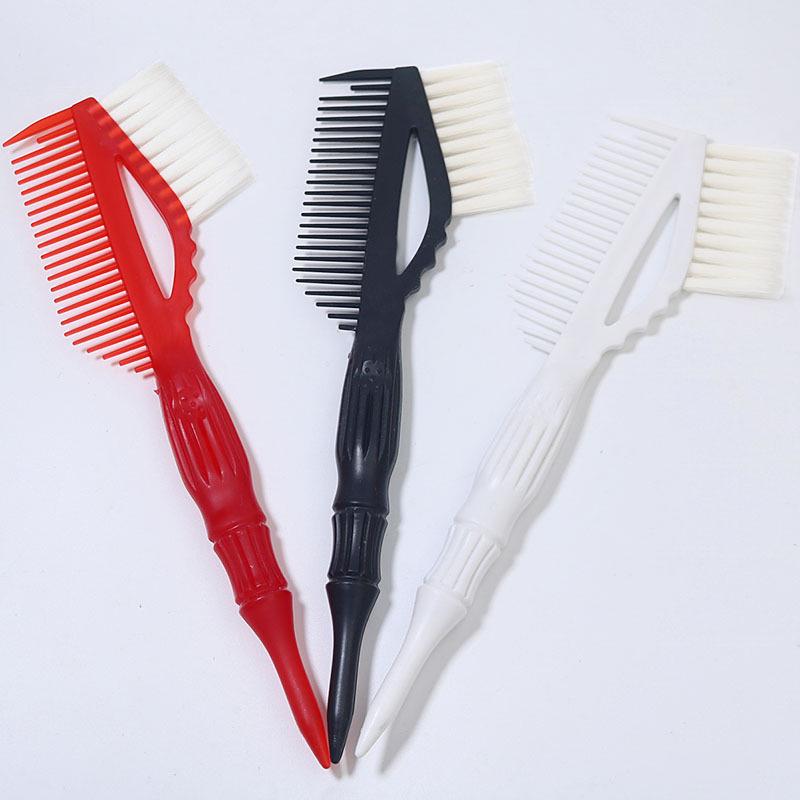 Premium Soft Bristle Deep Conditioning Brush & Comb Set for Salon Hair Care & Dyeing