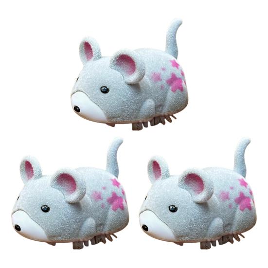 Electric Fake Rat Cat Toy Interactive Electronic Realistic Plush Mouse Toy Automatic Moving Kitten Self Play Exercise Toy for Indoor Cats