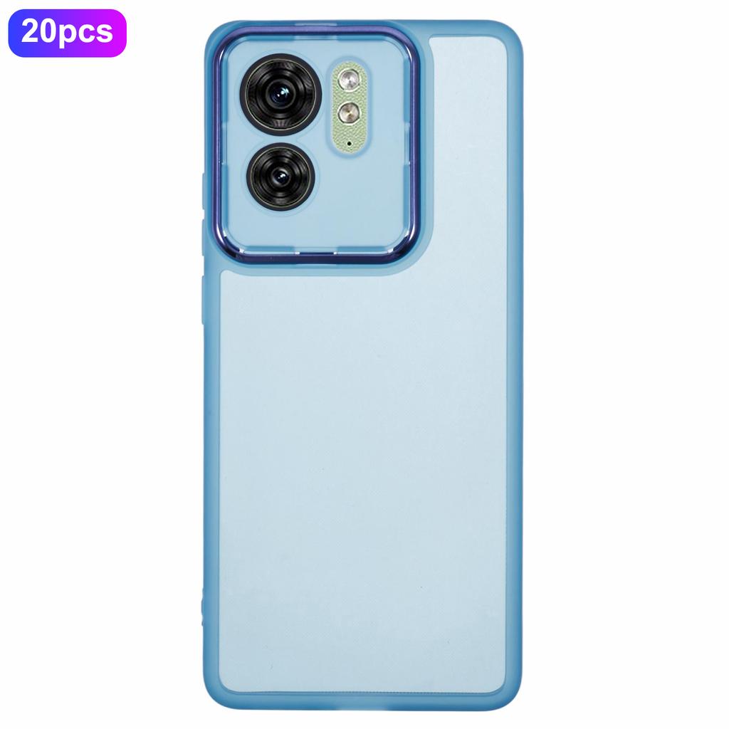 Bulk Purchasing 20Pcs For Motorola Edge 40 5G Case Electroplated Camera Frame TPU Phone Cover Precise Cutouts