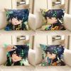 Kinich Chibi Cute Cool Art Genshin Impact Game Pillow Case Fashion Square Pillowcase Bedroom Sofa Room Ins Decoration Leisure