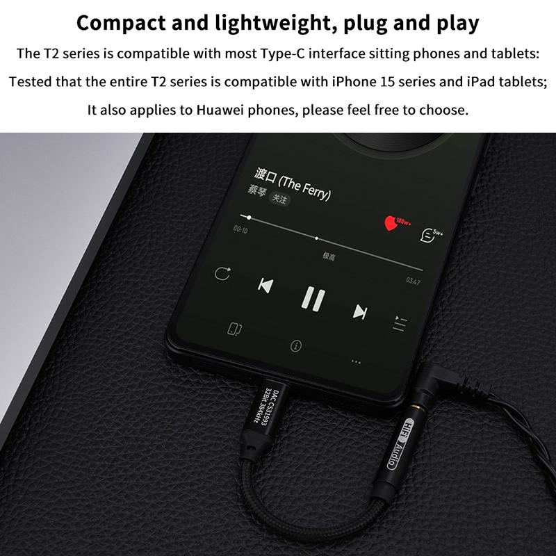 Type C To 3.5Mm Hifi Dac Headphone Amplifier Cx31993 Chip Usb C Audio Decoder Amp Adapter Dac Amplifier For Iphone 16/Android