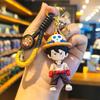 Tegneserie Strikket Luffy & Zoro Nøkkelring Anheng