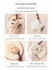 Gbee Organic Cotton Wooden Baby Rattle: Newborn Soothing Crib Toy for Early Education
