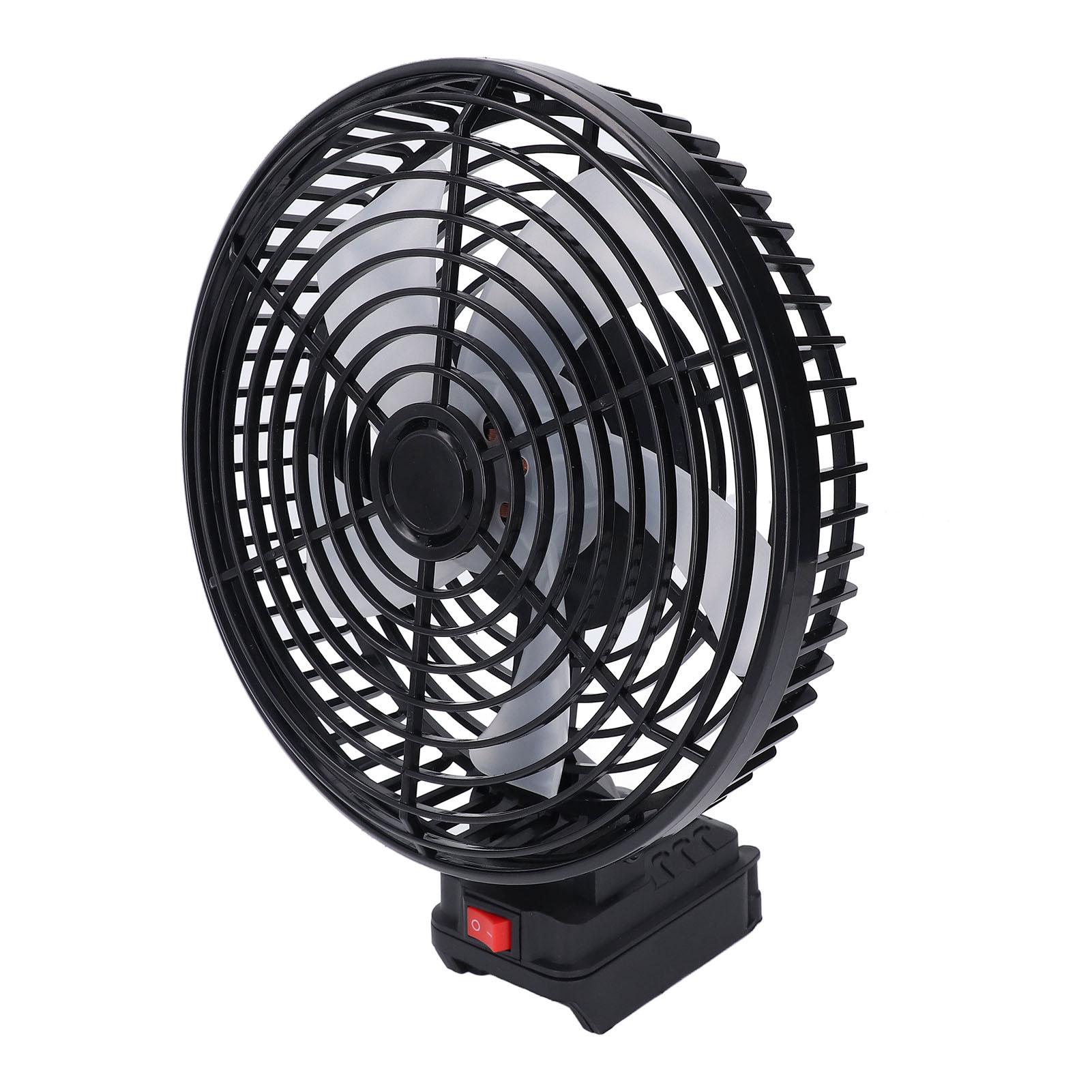 

8-дюймовый электрический вентилятор с 5 лопастями, портативный вентилятор на литиевой батарее для Dartek 20 В, домашний кемпинг