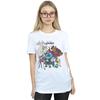 Disney Womens/Ladies Onward Character Collage Cotton Boyfriend T-Shirt