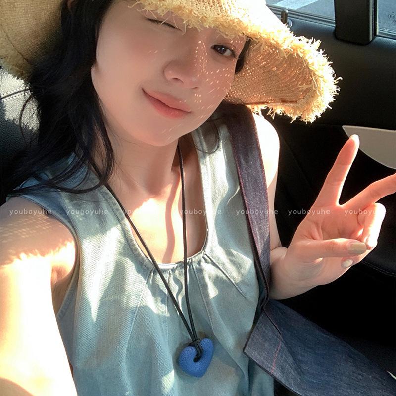 Bohemian Ceramic Necklace: Vintage Ethnic Long Sweater Chain & Zen Choker