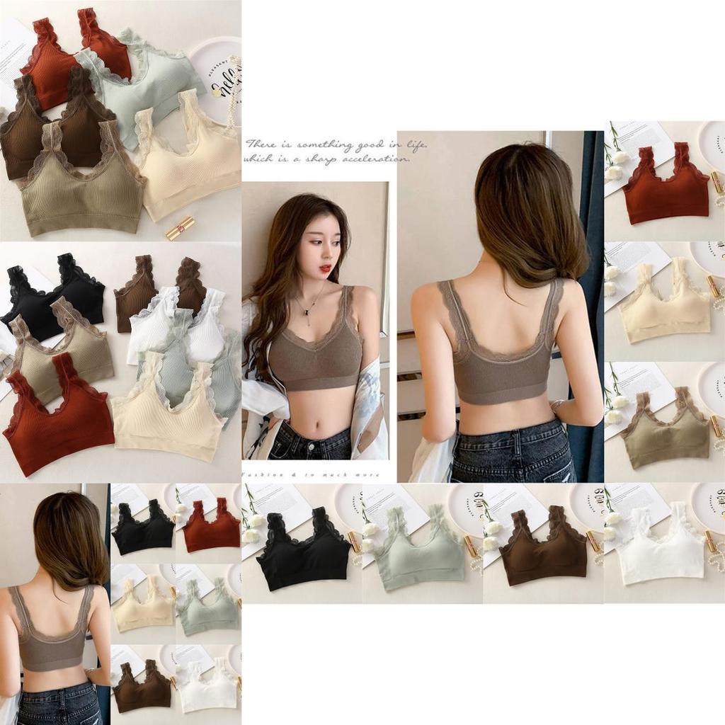 Sexy Spitzen-Yoga-Sport-BH für Damen mit atmungsaktiver Push-Up-Wickelbrust und schönem Rücken-Design