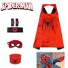 Spider-man Heldenumhang und Maske Halloween Cartoon Anime Launcher Handschuh Uhr Set