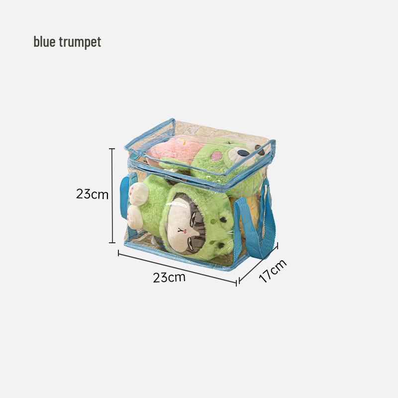 

Милый водонепроницаемый мешок для хранения игрушек и книг - Большая вместимость, прозрачный и прочный