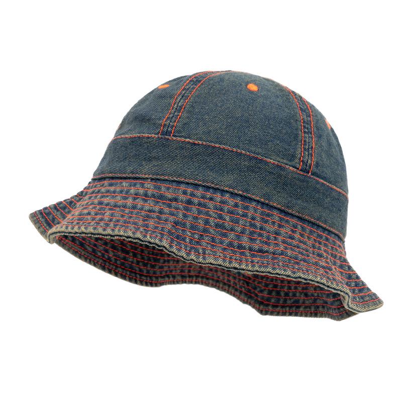 Denim Fisherman Hat Women's Vintage Sun Protection Hat Basin Hat