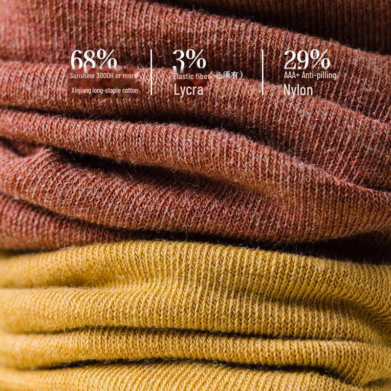 Women's Split Toe Cotton Socks, Mid-Tube, Two-Toe Design, Boneless Seams, Spring/Autumn Style, Comfortable and Pain-Free.