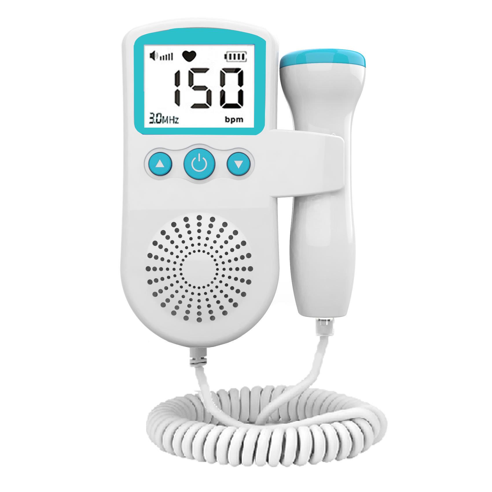 Portable Fetal Doppler Heart Monitor for Pregnant Women Device Only