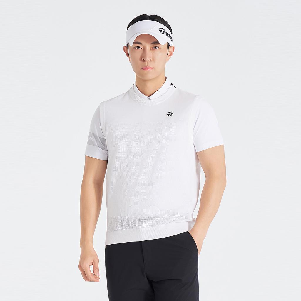 TAYLORMADE APPAREL 26Ss Men'S Mesh Knit Vest T8031S62124-100