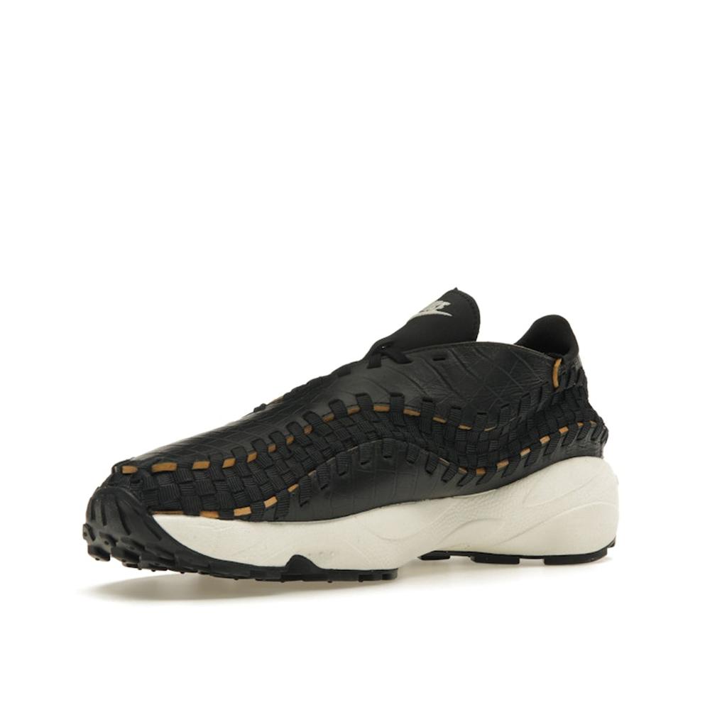 Nike  Air Footscape Woven Black Croc Women Sneakers Pale-Ivory Desert-Ochre FQ8129-010