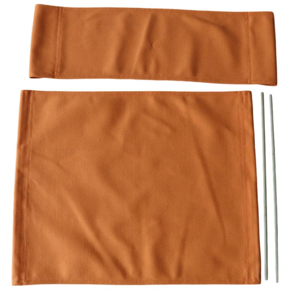 Canvas Chair Seat Covers Kit 52*16cm & 48*38cm Stylish Easy To Use Foldable Washable Chair Seat Covers Kit Director Chair Seat