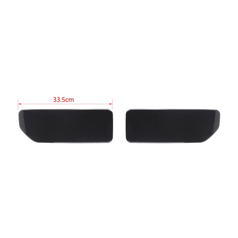 ABS Car Taillight Decoration Cover Fit for Suzuki Jimny 2019 Up Exterior Accessories,Smocked Black