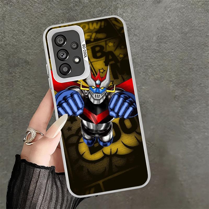 M-Mazinger Z Anime Shockproof Phone Case for Samsung A17 A16 A15 A14 A37 A57 A36 A56 A26 A35 A55 A25 A34 A54 A24 A13 A23 A33 A53
