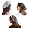 Bridal Veil Bachelorette Party Decorations Bride To Be Gift Bridal Shower Wedding White Single Layer Lace