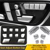 Panneau de Commande de Porte Siège Bouton Verrouillage Déverrouillage Cache Autocollants Décoratifs Pour Mercedes-Benz Ancienne Classe C E GLK GLE ML GL CLS
