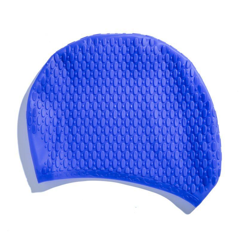 Silicone Swimming Cap Fit For Adults Waterproof Ear-Protecting Comfortable High-Elasticity Water Swimming Cap Swim Caps Fit For Women