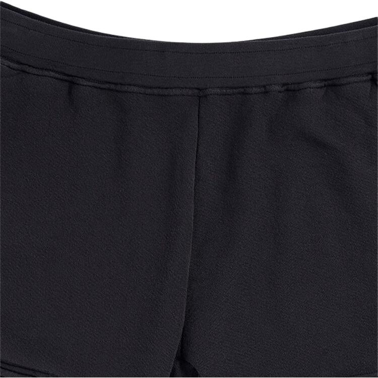 STONE ISLAND Pantaloncini Casual da Uomo con Logo Ricamato sulla Tasca Neri 761564453-V0029