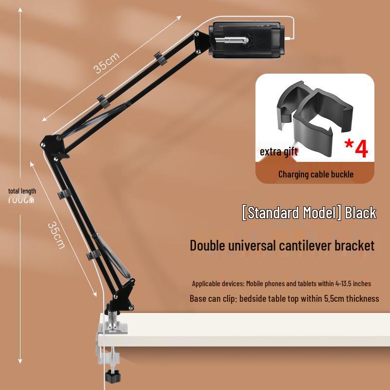 

Adjustable Bedside Phone & Tablet Holder for Streaming & Overhead Shots