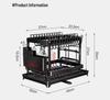 Double-Layer Multifunctional Metal Kitchen Dish and Cutlery Drain Rack