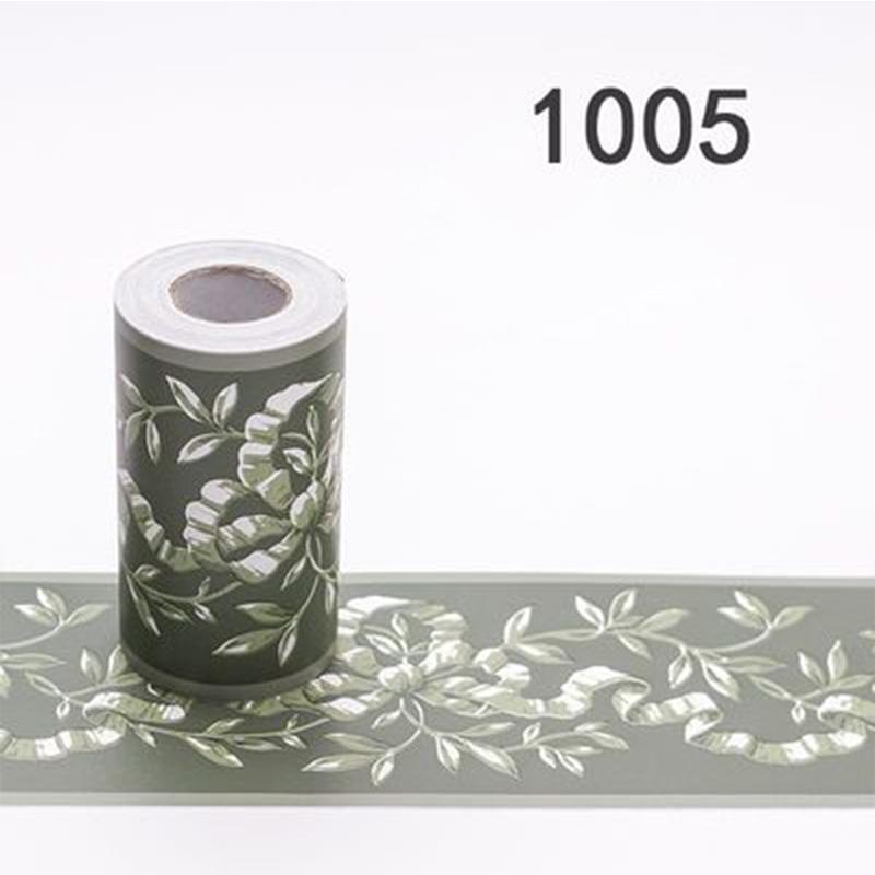 10Meters Kid Room Baseboard Wallpaper Kitchen Bathroom Waterproof Waist Line Tile Stickers Self-Adhesive Cartoon Wall Decoration