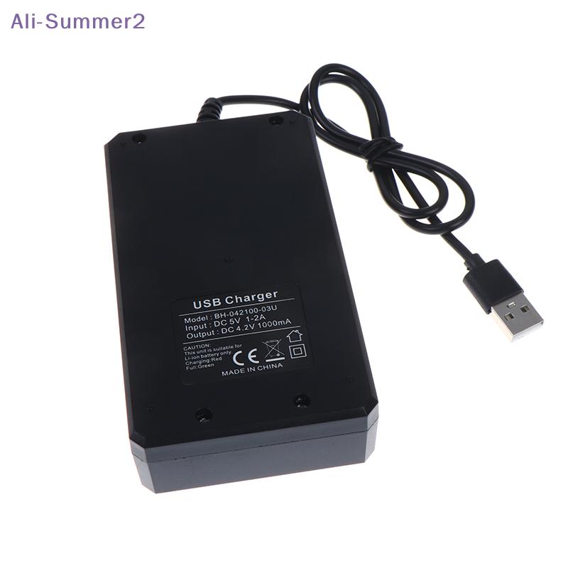{Summer2} 3 Slots 18650 Li-ion Battery Charger USB Charger Adapter Rechargeable Li-ion Battery Charger For 18650 Battery