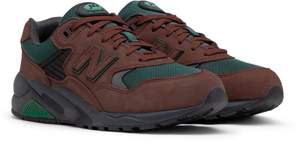 Кроссовки New Balance 580 mahogany/nightwatch green/blacktop