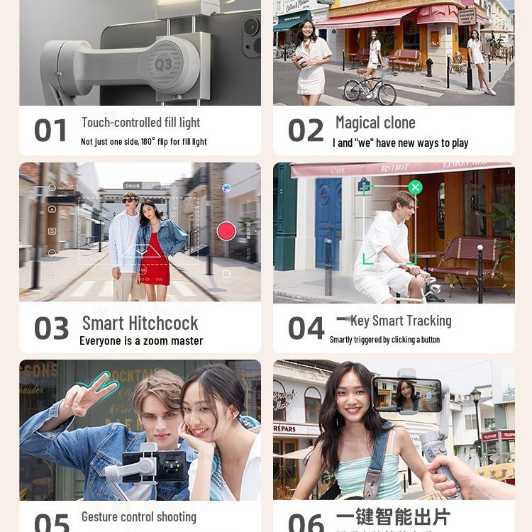 Zhiyun SMOOTH Q3 Smartphone 3-Axis Stabilizer & Selfie Gimbal