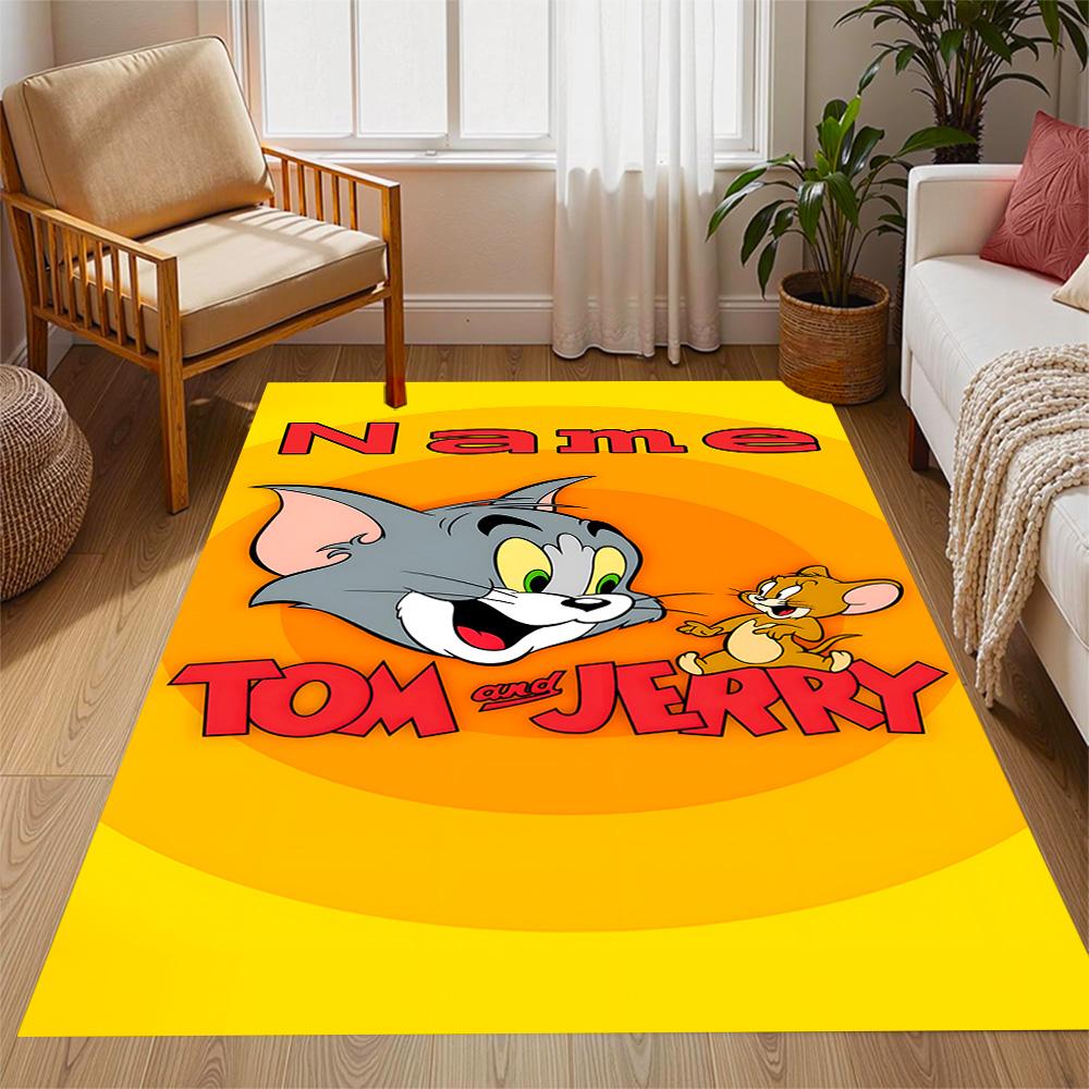 Looney Sweet Tweet Adventure Customizable Name Floor Rug Office Rug Perfect for Playrooms Outdoor Living Rooms Dormitory Antislip Carpet Decorate Offi