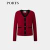PORTS Women's Long Sleeve Wool Knit Pullover