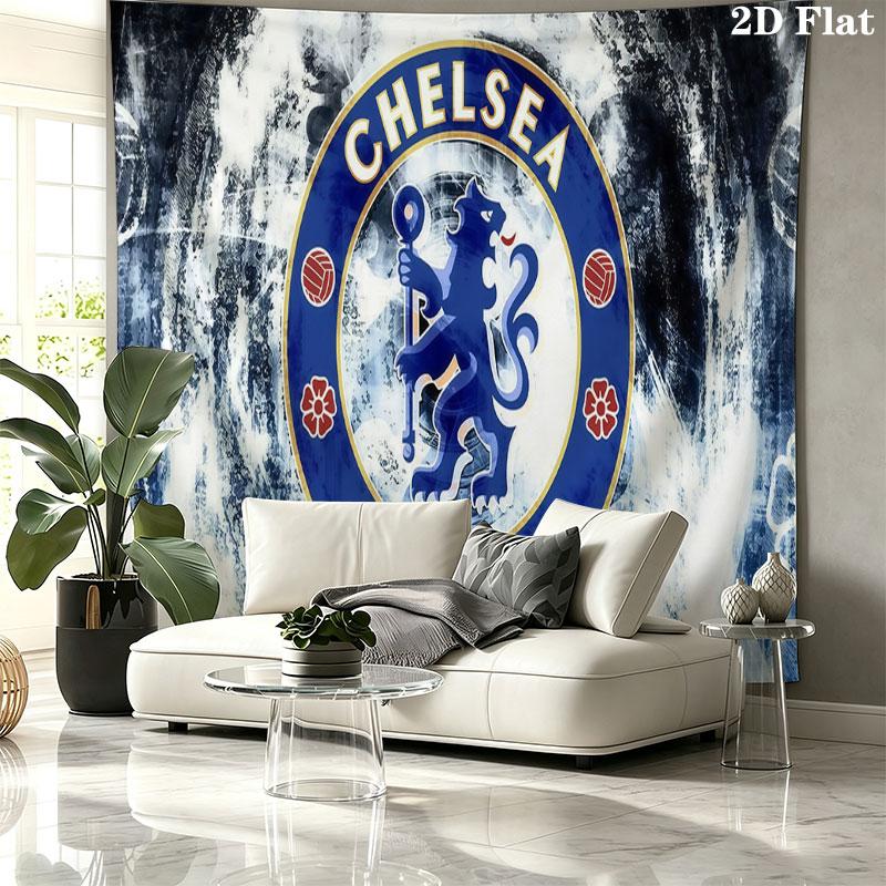 The Blues Wall tapestry, aesthetic printed fabric blanket, suitable for bedroom, living room, and home decor.