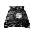 Glitter on Celestial Moon Duvet Cover Set King Queen Double Full Twin Single Size Bed Linen Set