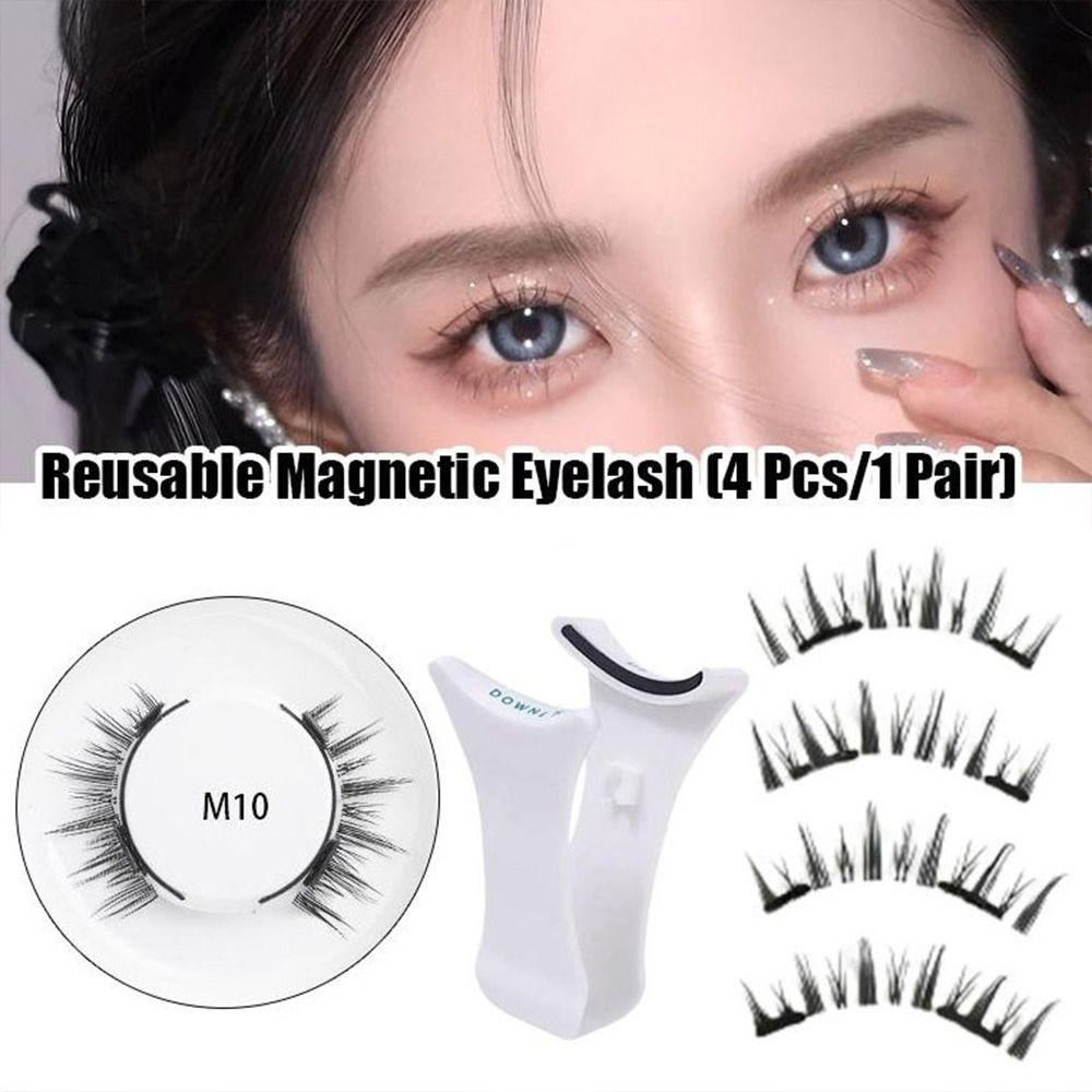 No Glue Required Manga Lashes Repeatedly Magnetic False Eyelashes Wispy Lashes  Women