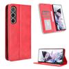 For ZTE Nubia RedMagic 10 Air 5G Leather Case Wallet Stand Retro Texture Phone Cover
