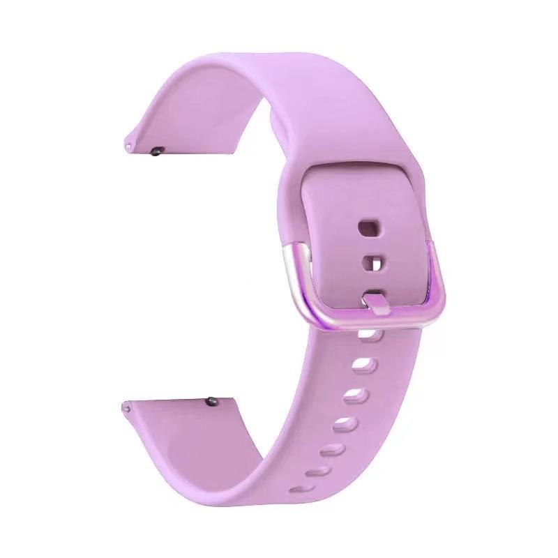 For Samsung Galaxy Active 2 40mm 44mm Smartklokkereim Silikon 20mm Sportsarmbånd For Galaxy Watch 42mm/3 41mm/Gear S2 Reim