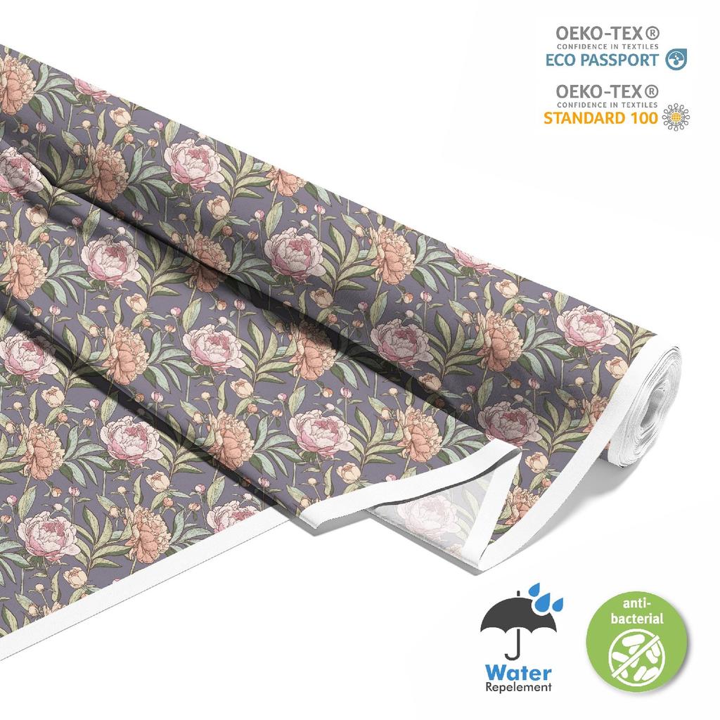 Outdoor Dekostoffe Oxford - Motiv Blumen 4 I Dx661