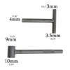 Universal Motorcycle Engine for Valve Adjustment Tool Square Hexagon Socket for T Spanner for Valve Screw Wrench
