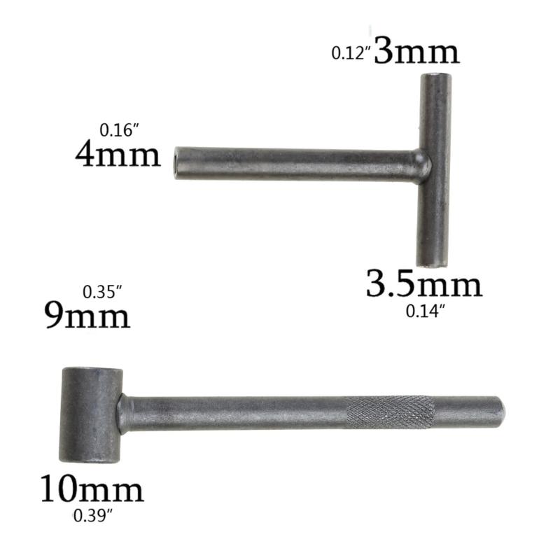 Universal Motorcycle Engine for Valve Adjustment Tool Square Hexagon Socket for T Spanner for Valve Screw Wrench