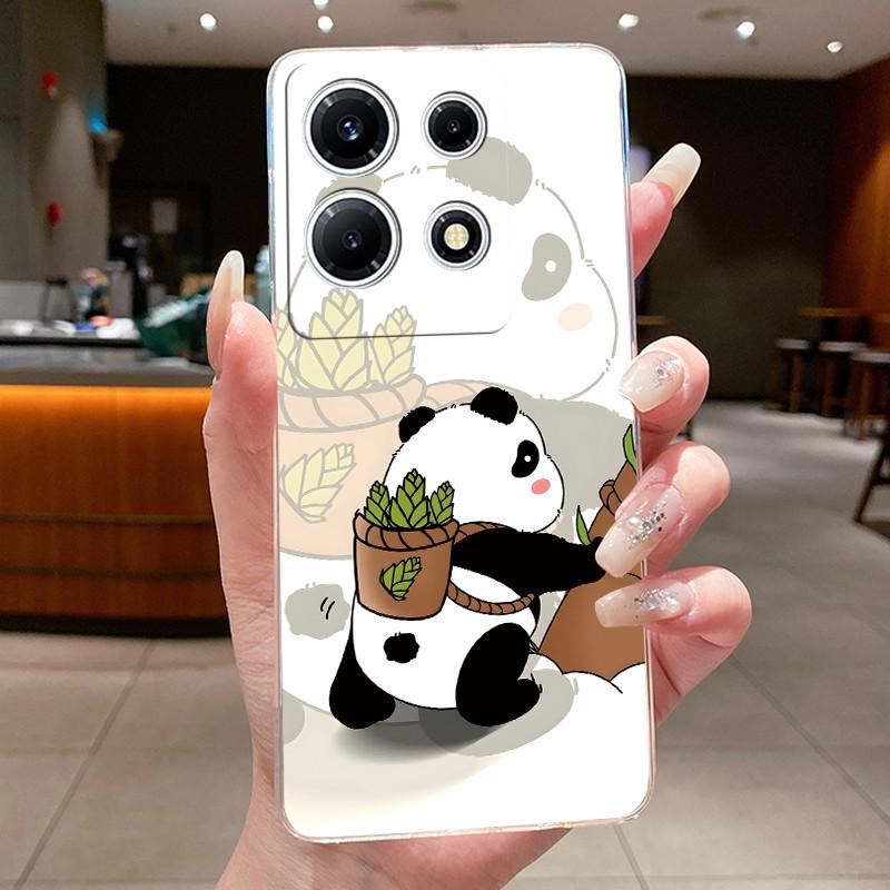 For Infinix Note 30 VIP Phone Case X6710 Clear Silicone Soft Cover For Infinix Note 30 VIP Fashion Flower Cases Note30 VIP Coque