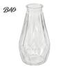 Einzigartige Reliefvase Dekorative Blumenvase, Transparenter Glasstil Halter für Heimvasen Trockenblumen Deko, Moderner Verdickter Blumenbehälter Frisch
