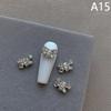10 Stück Nail Art Charm Glänzende Nageldekoration Glitzer Nagel Maniküre Zubehör Bowknot Schmetterling Nail Art Dekorationen Teile