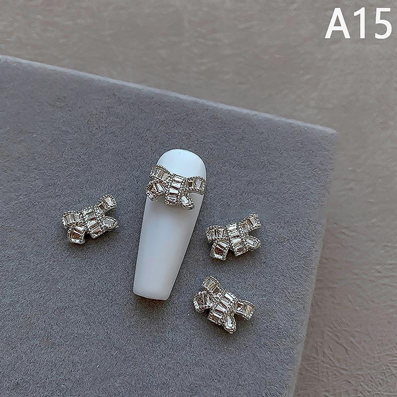 10 Stück Nail Art Charm Glänzende Nageldekoration Glitzer Nagel Maniküre Zubehör Bowknot Schmetterling Nail Art Dekorationen Teile