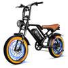 Bici Elettrica Fat Tyre OOK-TEK S8, Batteria 48V 17.5Ah, Full Suspension
