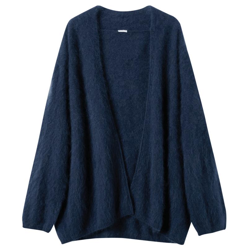 Sancai 2026 Winter V-Neck Wool Blend Cardigan