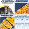8PCS/set Universal Anti-slip Car Chains Are Suitable for Snow, Ice and Muddy Ground Anti-ski Chains Are Suitable for SUV and Off-road Truck Tires