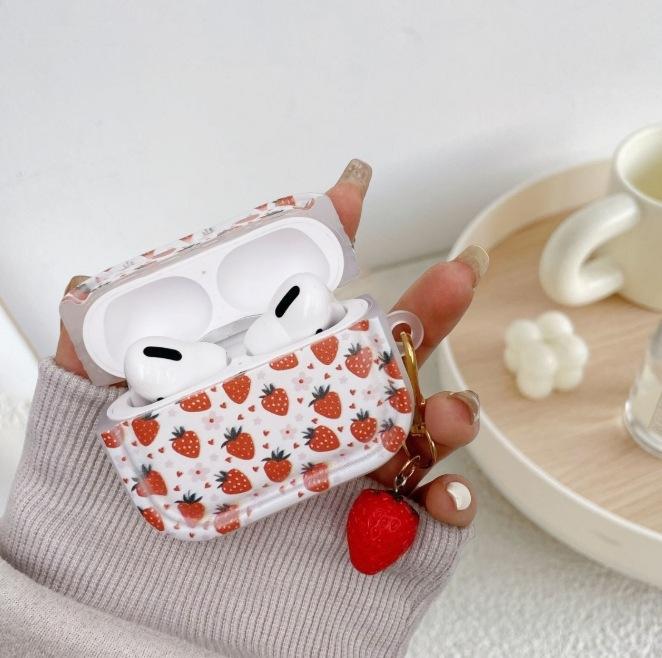 Small strawberry for Apple AirPods 1 generation Pro1 earphone case 1st generation wireless Bluetooth earphone case