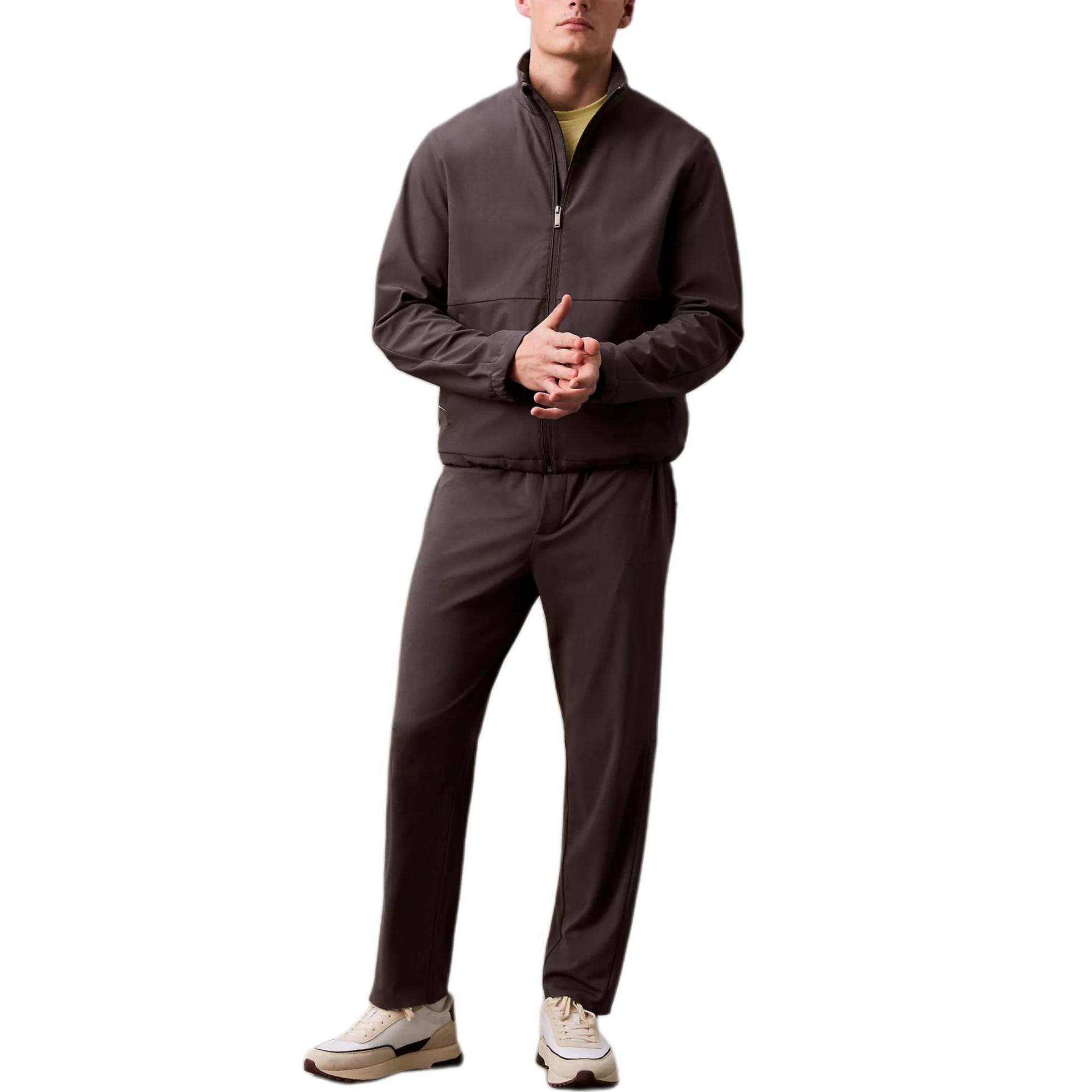 

Calvin Klein Мягкие Минималистичные Удобные Однотонные Вязаные Спортивные Штаны Мужские брюки Серый 407F650-021 M